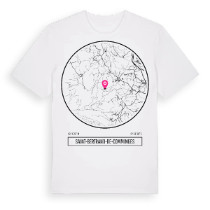 Saint-Bertrand-de-Comminges t-shirt – ekologisk bomull t-shirt från Pinshirt