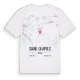Saint-Chaptes karta t-shirt