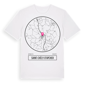 Saint-Chély-d'Apcher t-shirt – ekologisk bomull t-shirt från Pinshirt