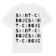 Saint-Cirgue ordlek t-shirt