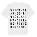 Saint-Clar-de-Rivière ordlek t-shirt