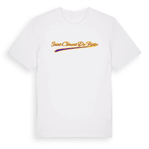Saint-Clément-de-Rivière baseball t-shirt – ekologisk bomull t-shirt från Pinshirt