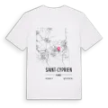Saint-Cyprien karta t-shirt