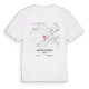 Saint-Élix-le-Château karta t-shirt