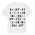 Saint-Félix-Lauragais ordlek t-shirt