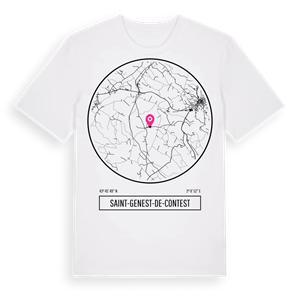 Saint-Genest-de-Contest t-shirt – ekologisk bomull t-shirt från Pinshirt
