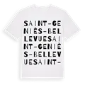 Saint-Geniès-Bellevue ordlek t-shirt