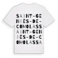 Saint-Geniès-de-Comolas ordlek t-shirt