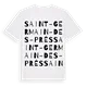 Saint-Germain-des-Prés ordlek t-shirt