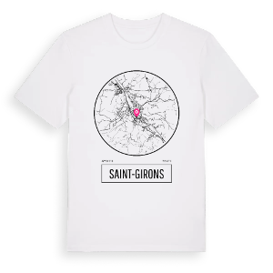 Saint-Girons t-shirt – ekologisk bomull t-shirt från Pinshirt