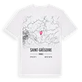 Saint-Grégoire karta t-shirt