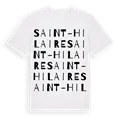 Saint-Hilaire ordlek t-shirt