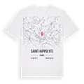 Saint-Hippolyte karta t-shirt