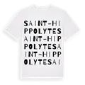 Saint-Hippolyte ordlek t-shirt