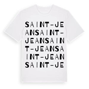 Saint-Jean ordlek t-shirt – ekologisk bomull t-shirt från Pinshirt