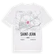 Saint-Jean karta t-shirt
