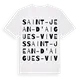 Saint-Jean-d'Aigues-Vives ordlek t-shirt