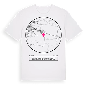 Saint-Jean-d'Aigues-Vives t-shirt – ekologisk bomull t-shirt från Pinshirt