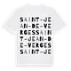 Saint-Jean-de-Verges ordlek t-shirt
