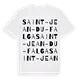 Saint-Jean-du-Falga ordlek t-shirt