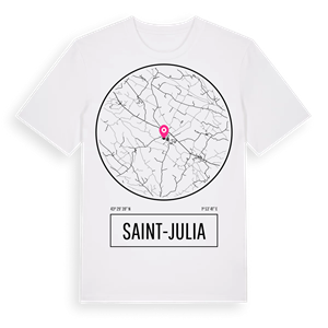 Saint-Julia t-shirt – ekologisk bomull t-shirt från Pinshirt