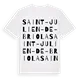 Saint-Julien-de-Briola ordlek t-shirt