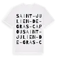 Saint-Julien-de-Gras-Capou ordlek t-shirt