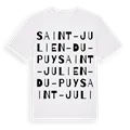 Saint-Julien-du-Puy ordlek t-shirt