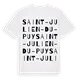 Saint-Julien-du-Puy ordlek t-shirt