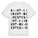 Saint-Laurent-de-Neste ordlek t-shirt
