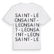 Saint-Léon ordlek t-shirt