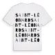 Saint-Léonard ordlek t-shirt