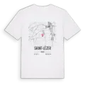 Saint-Lézer karta t-shirt