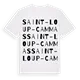Saint-Loup-Cammas ordlek t-shirt