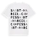 Saint-Marcel-Campes ordlek t-shirt