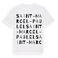 Saint-Marcel-Paulel ordlek t-shirt