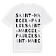 Saint-Marcel-Paulel ordlek t-shirt