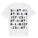 Saint-Martin-Laguépie ordlek t-shirt