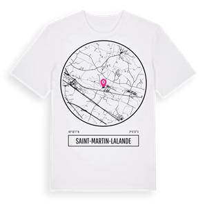 Saint-Martin-Lalande t-shirt – ekologisk bomull t-shirt från Pinshirt
