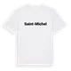 Saint-Michel fetstil t-shirt