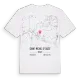 Saint-Michel-d'Euzet karta t-shirt