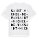 Saint-Michel-de-Vax ordlek t-shirt