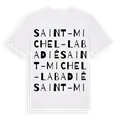 Saint-Michel-Labadié ordlek t-shirt