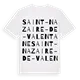 Saint-Nazaire-de-Valentane ordlek t-shirt