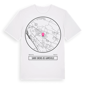 Saint-Orens-de-Gameville t-shirt – ekologisk bomull t-shirt från Pinshirt