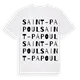Saint-Papoul ordlek t-shirt