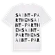 Saint-Parthem ordlek t-shirt
