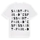 Saint-Paul-d'Espis ordlek t-shirt