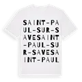 Saint-Paul-sur-Save ordlek t-shirt