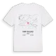 Saint-Pé-Delbosc karta t-shirt